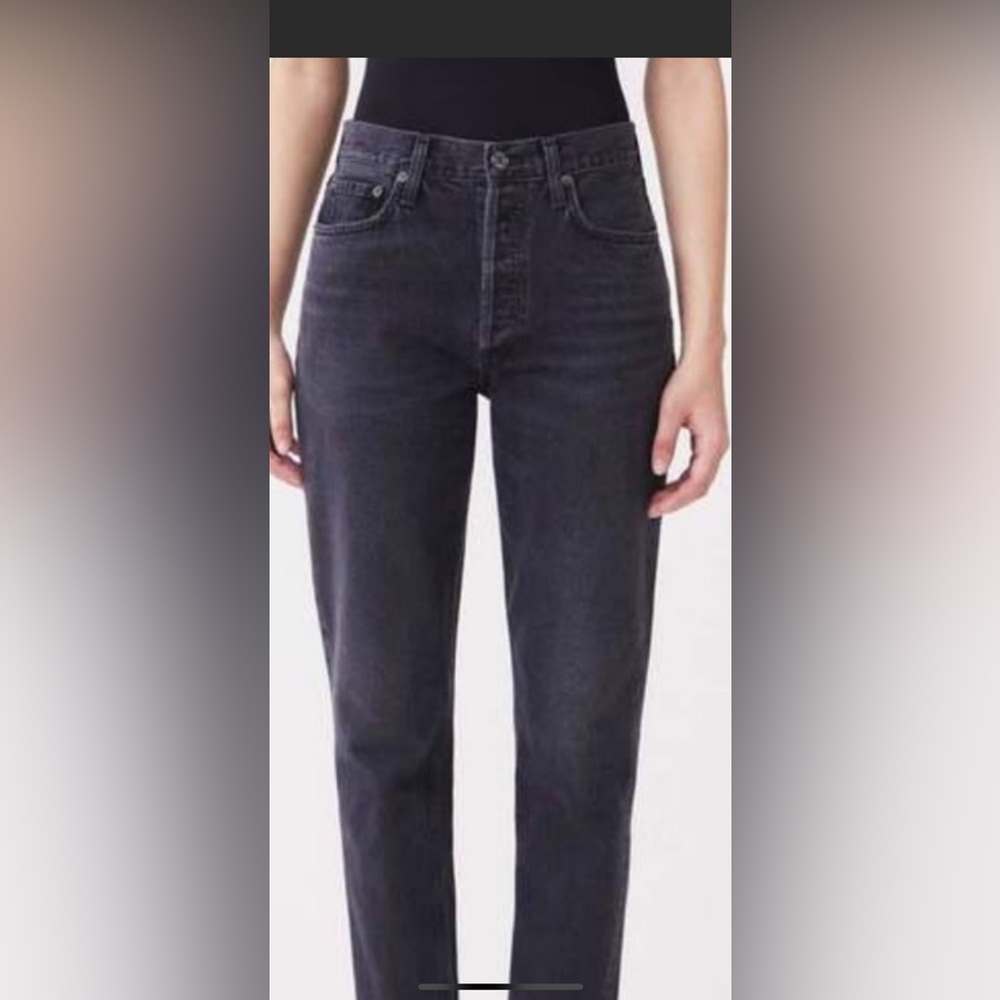 AGOLDE Fen High Rise Relaxed Taper Shambles size 28